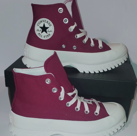 Converse chuck Taylor All Star Lugged 2.0 Size Women's 8 Men's 6. Burgundy color - Picture 10 of 10